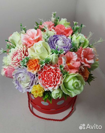 Букет цветов из мыла