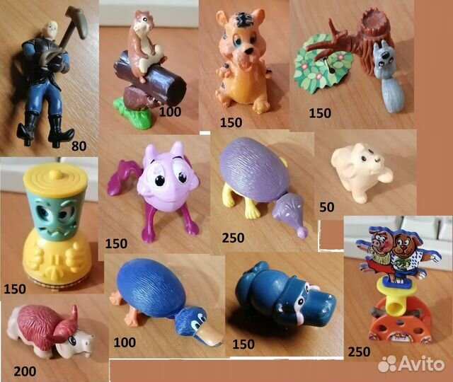 Игрушки из киндера