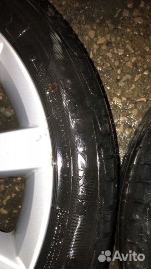 Диски R18 Mitsubishi в сборе с резиной лето