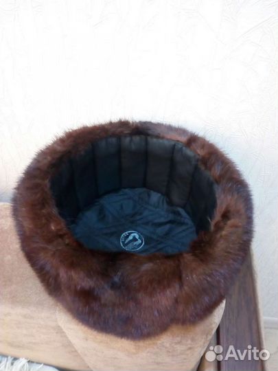 Норковая шапка Мужская