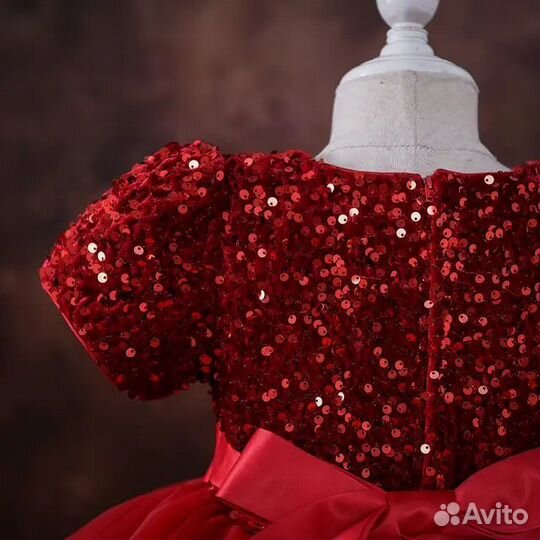 Пышное нарядное платье для девочки 104-122