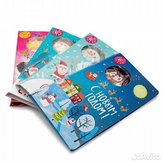 Открытки со сладким подарком опт от 100 шт