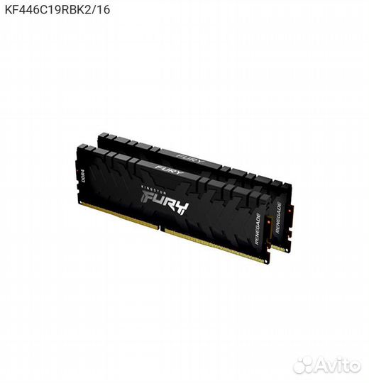 Комплект памяти Kingston fury Renegade Black 16GB