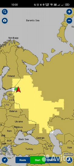 Карта глубин на телефон или планшет android