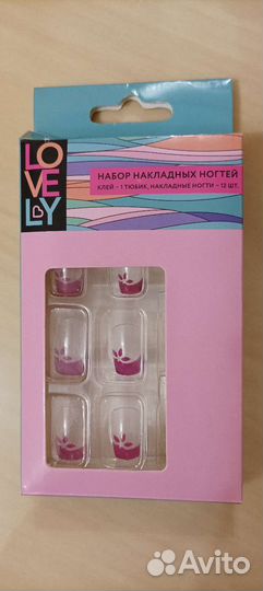 Набор накладных ногтей с рисунком