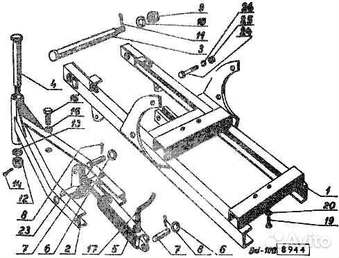 Косилка Agrozet ZT-152, 1989