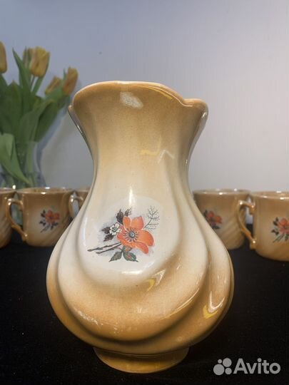 Набор кувшин и чашки новый
