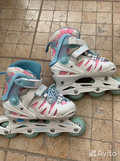Роликовые коньки для девочки растущие 32-35