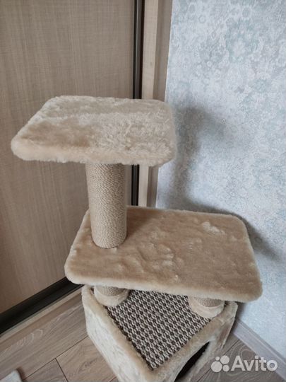 Домик для кошки с когтеточкой