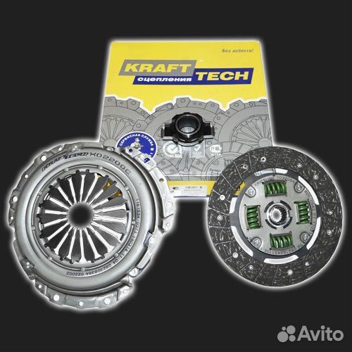 Новое сцепление Крафт ваз 2110-2114 калина