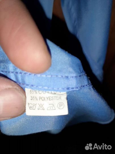 Детская рубашка на мальчика 12 лет (152 см)