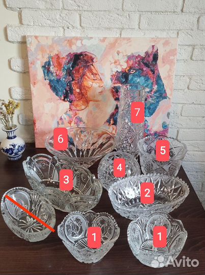 Хрустальная посуда СССР