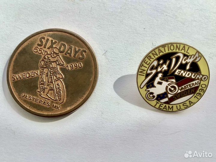 Мотоспорт медали значки сувениры