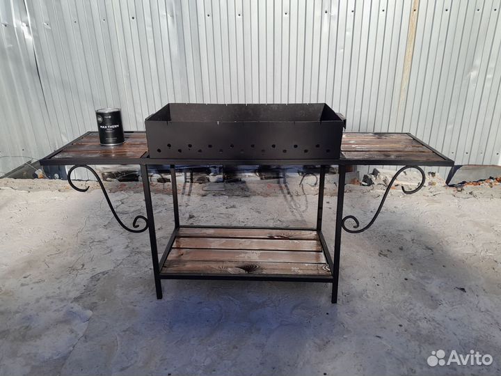 Мангал в стиле лофт