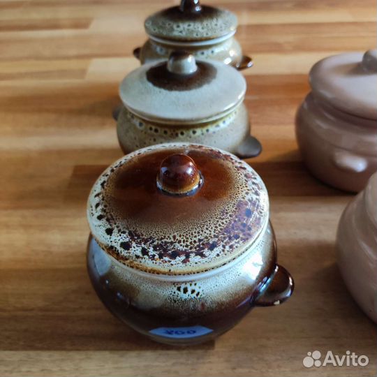 Горшки глиняные для запекания