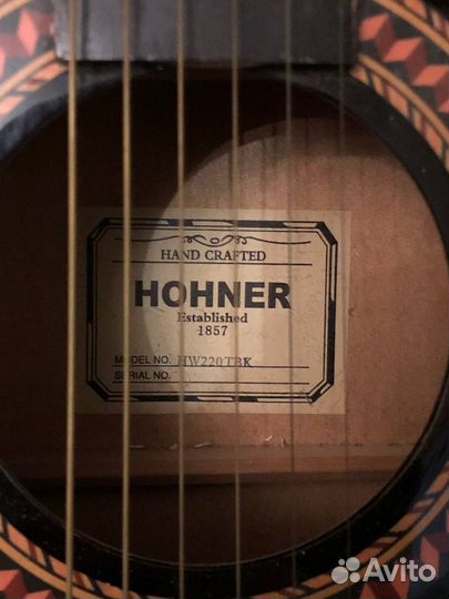 Акустическая гитара Hohner