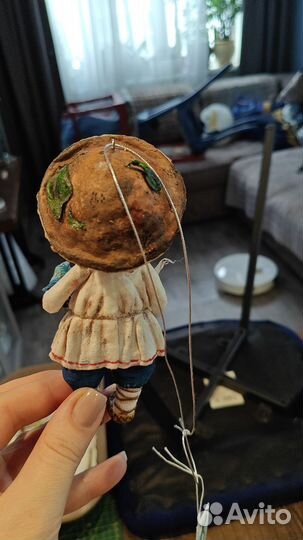 Ватные елочные игрушки