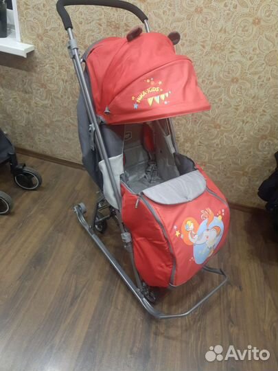 Санки коляска nika kids