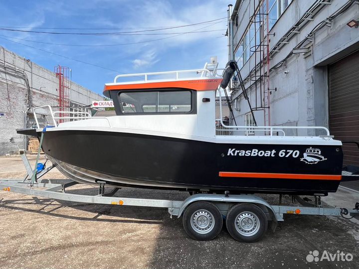 Кабинный катер с каютой KrasBoat 670