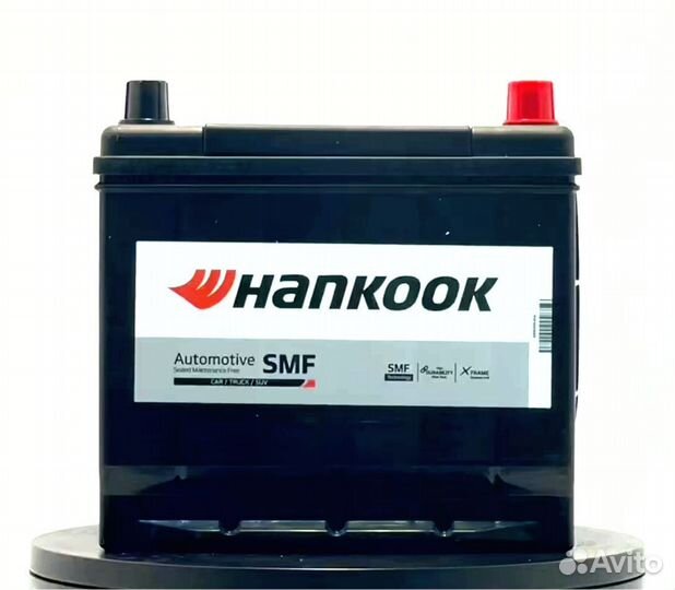 Аккумулятор hankook 6ст-65.0 (75D23L) бортик