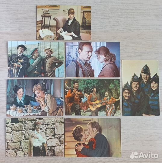 Советские киноактеры и кадры из фильмов, 1973