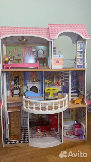 Кукольный дом Kidkraft /лифт/доп.мебель
