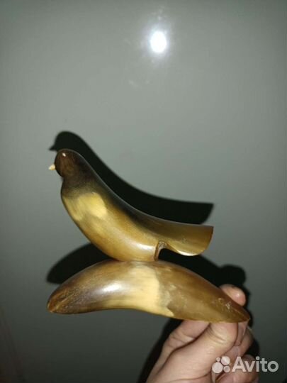 Птица из рогов