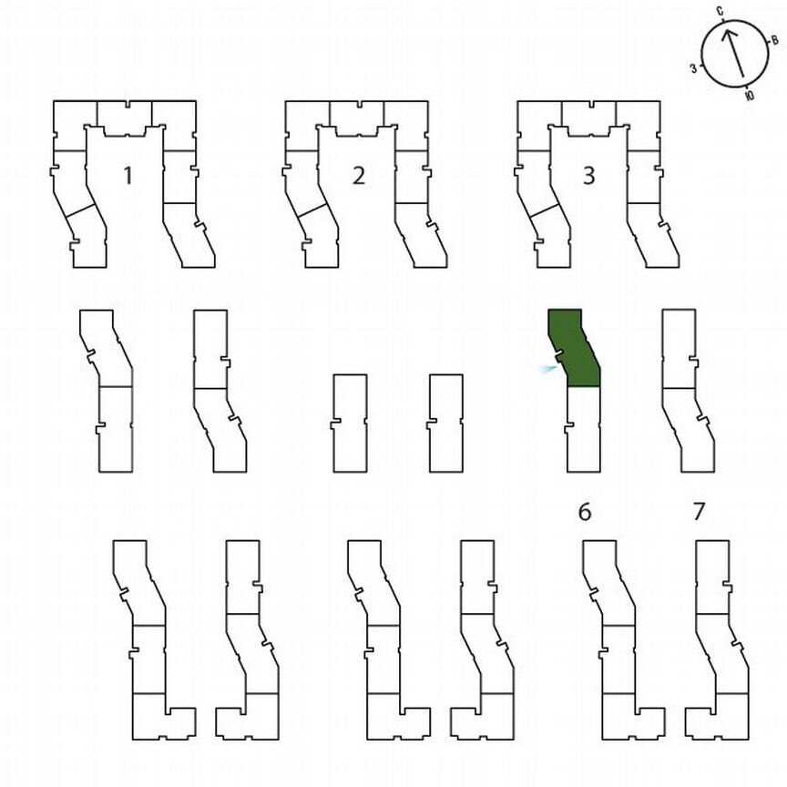 Квартира-студия, 26,6 м², 2/3 эт.