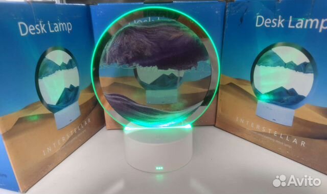 Светильник ночник живая 3D картина Пески декор NEW