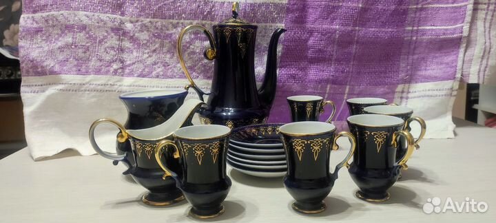 Сервиз кофейный, фарфоровый, Коростень, 1997 год