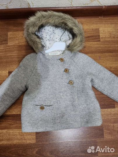 Пальто для девочки Zara 86 92