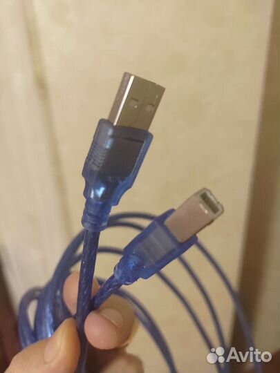 Кабель 5 метров для цап принтер / Dac Usb - Usb B