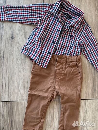 Рубашка и брюки 68 размер костюм для мальчика