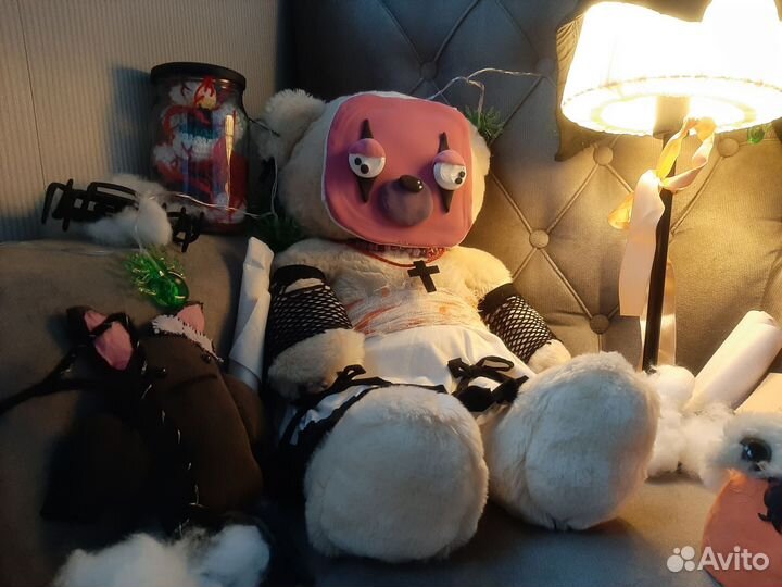 Хелловин игрушка, Кастом готический медведь