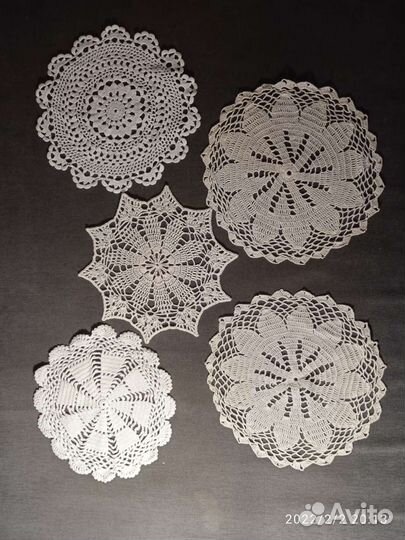 Салфетки вязанные. Декор для дома