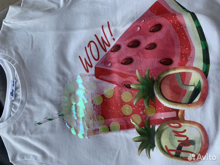 Детские вещи для девочки пакетом 122-130