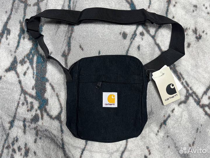 Сумка Carhartt Вельветовая Черная