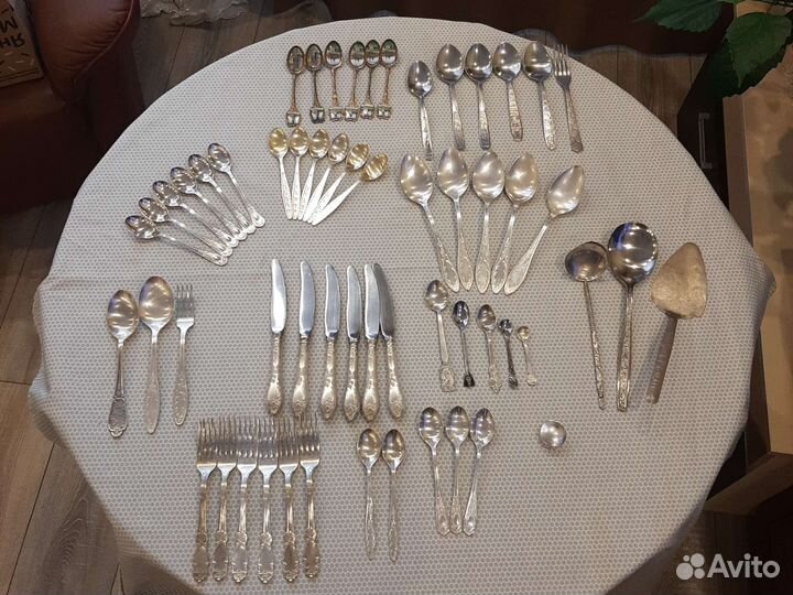 Мельхиор с серебрением СССР