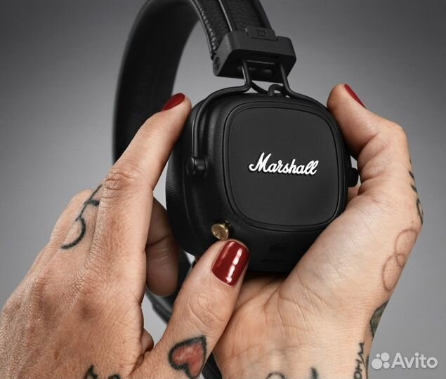 Беспроводные наушники Marshall major IV Black