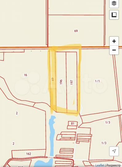 Участок 16,7 га (СНТ, ДНП)