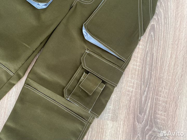 Полукомбинезон хаки. Спецодежда для профессионалов