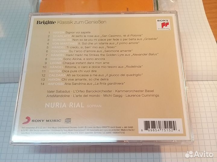 Nuria Rial.певица.барокко.CD(сборник)
