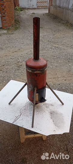 Печь на отработке капельного типа