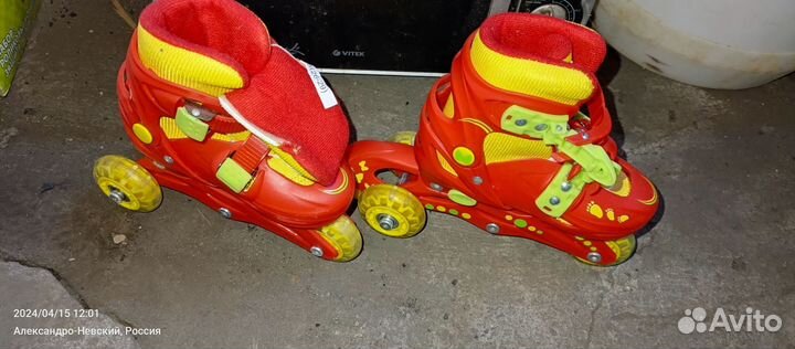 Ролики детские для девочек разджвижные