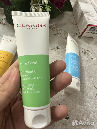 Clarins скраб