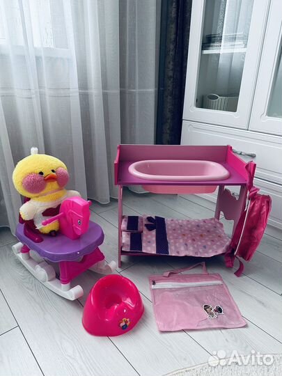 Мебель для куклы,кроватка для куклы