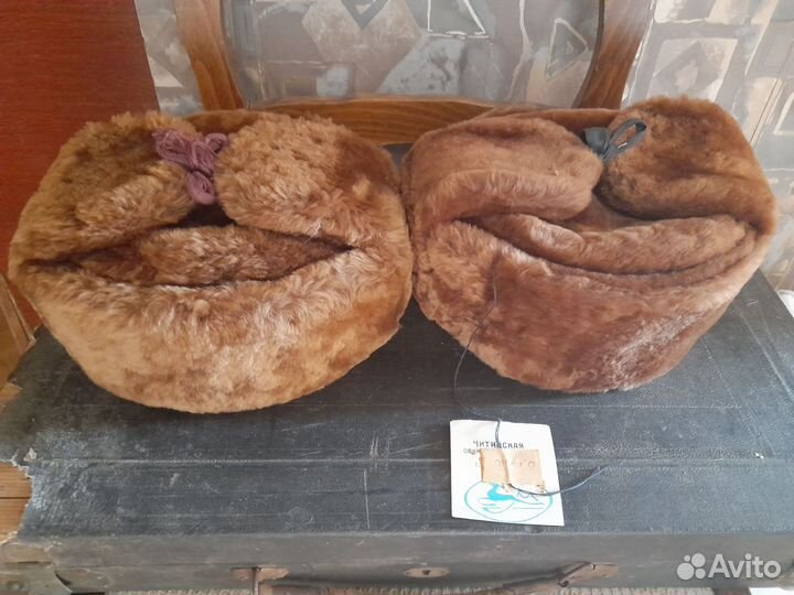 Шапка ушанка детская СССР