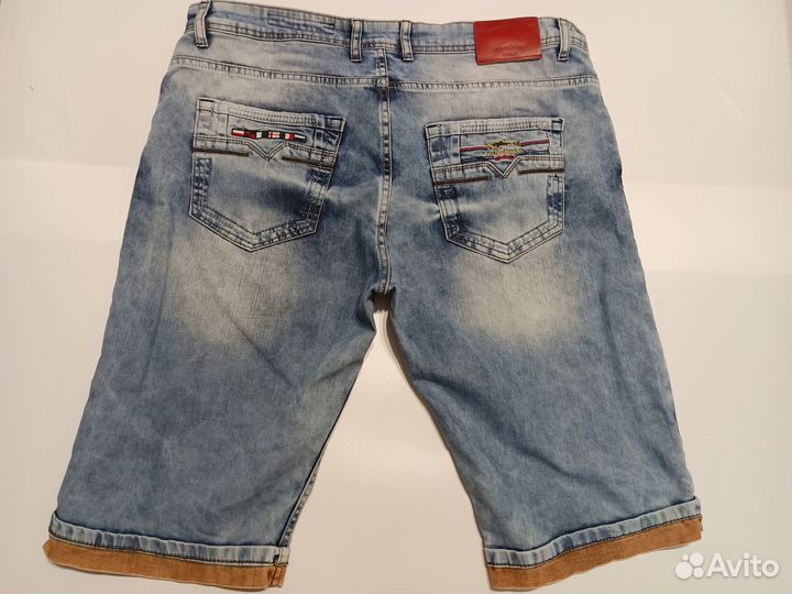 Джинсовые мужские шорты paul & shark Италия