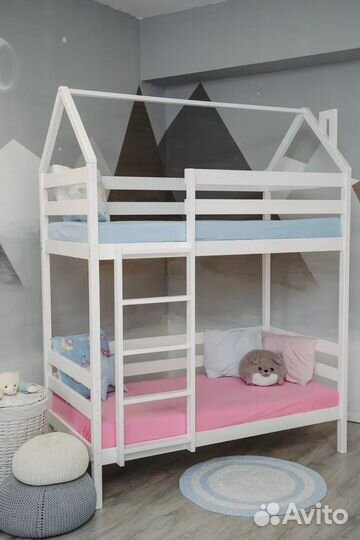 Детская кроватка - Двухэтажный домик