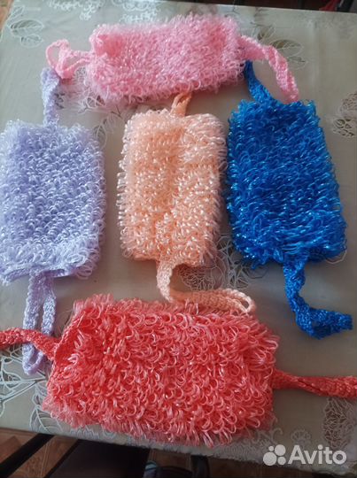 Мочалка ручной работы